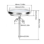 0-280℃ Stainless Steel Grill Thermometer Oven Pointer Temperature Meter Kitchen Supplies