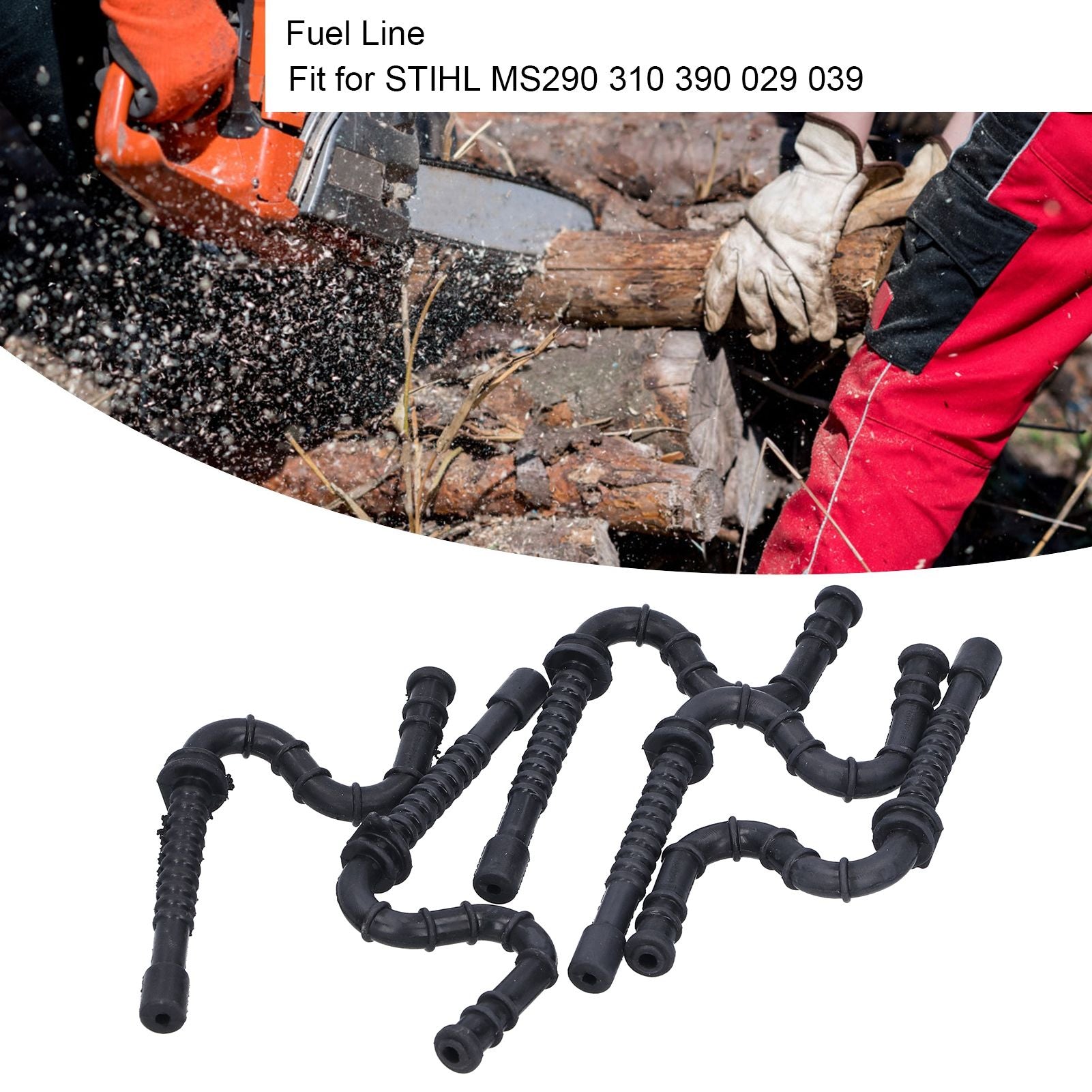5PCS Fuel Line Fuel Pipe Replacement Fit for STIHL MS290 310 390 029 039 Chainsaw Parts