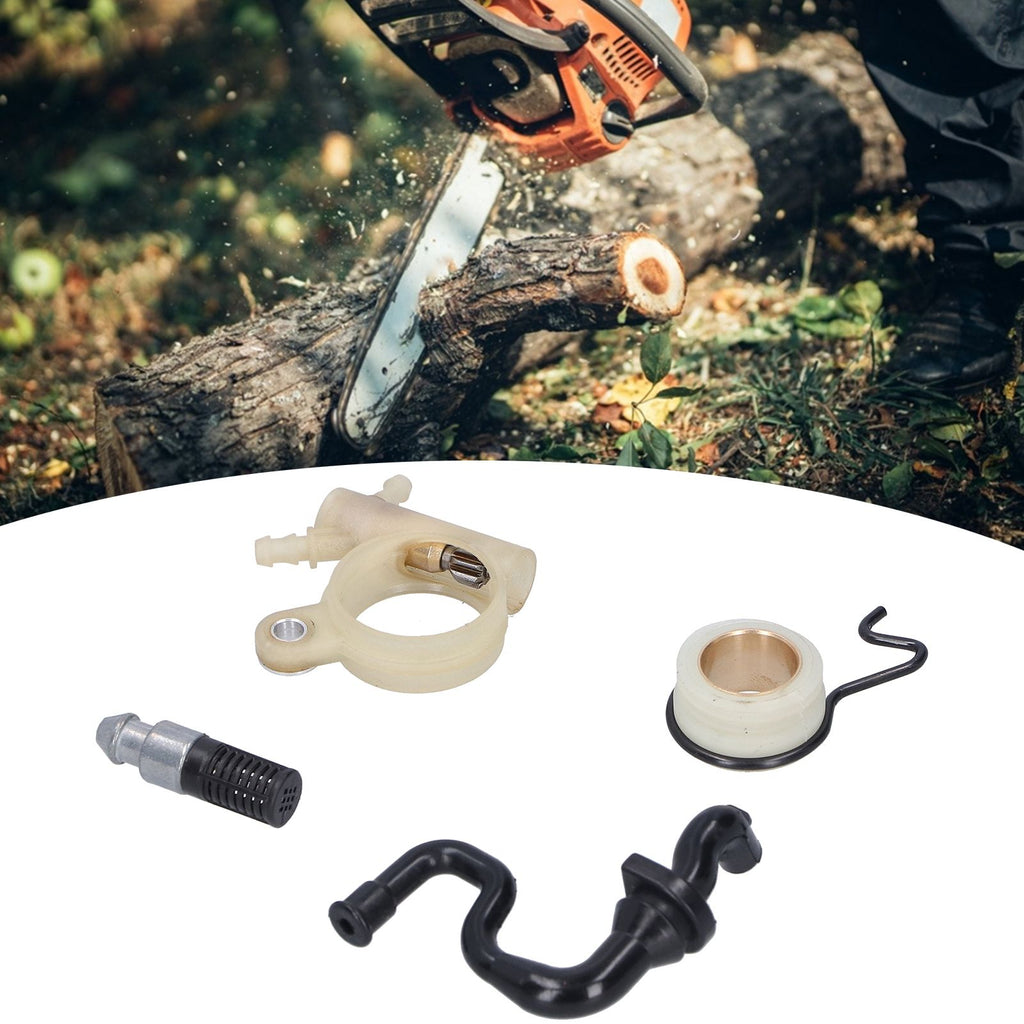 Oil Pump Hose Filter Worm Gear Kit Fit for Stihl MS251 MS231 MS231C MS251C Chainsaw