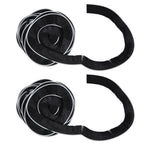 2PCS Brush Strip Ultraviolet Proof Water Proof Adjustable Length 4M Weather Stripping for Greenhouse Glass Door