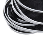 2PCS Brush Strip Ultraviolet Proof Water Proof Adjustable Length 4M Weather Stripping for Greenhouse Glass Door