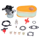 Carburetor Replacement Kit with Fuel Filter Spark Plug for 875 Exi 190 CC Lawn Mower