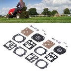 2Set Carburetor Carb Repair Kit Garden Lawn Mower Rebuild Kit Accessory for Walbro K24‑hda