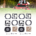 2Set Carburetor Carb Repair Kit Garden Lawn Mower Rebuild Kit Accessory for Walbro K24‑hda
