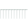 10Pcs Potted Plants Metal Trellis Provide Support 25CM Length Green Small Garden Trellis for Gardens Lawns Decks Patios