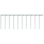10Pcs Potted Plants Metal Trellis Provide Support 25CM Length Green Small Garden Trellis for Gardens Lawns Decks Patios