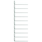 10Pcs Potted Plants Metal Trellis Provide Support 25CM Length Green Small Garden Trellis for Gardens Lawns Decks Patios