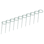 10Pcs Potted Plants Metal Trellis Provide Support 25CM Length Green Small Garden Trellis for Gardens Lawns Decks Patios