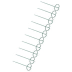 10Pcs Potted Plants Metal Trellis Provide Support 25CM Length Green Small Garden Trellis for Gardens Lawns Decks Patios