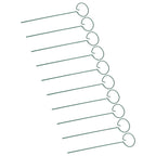 10Pcs Potted Plants Metal Trellis Provide Support 25CM Length Green Small Garden Trellis for Gardens Lawns Decks Patios