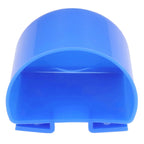 20Pcs Bird Food Bowl Plastic Parrot Water Feeding Cup Birdcage Feeder Trough Set Kit Blue 11x6cm / 4.33x2.36in