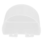 20Pcs Bird Food Bowl Plastic Parrot Water Feeding Cup Birdcage Feeder Trough Set Kit White 9s6cm / 3.54x2.36in
