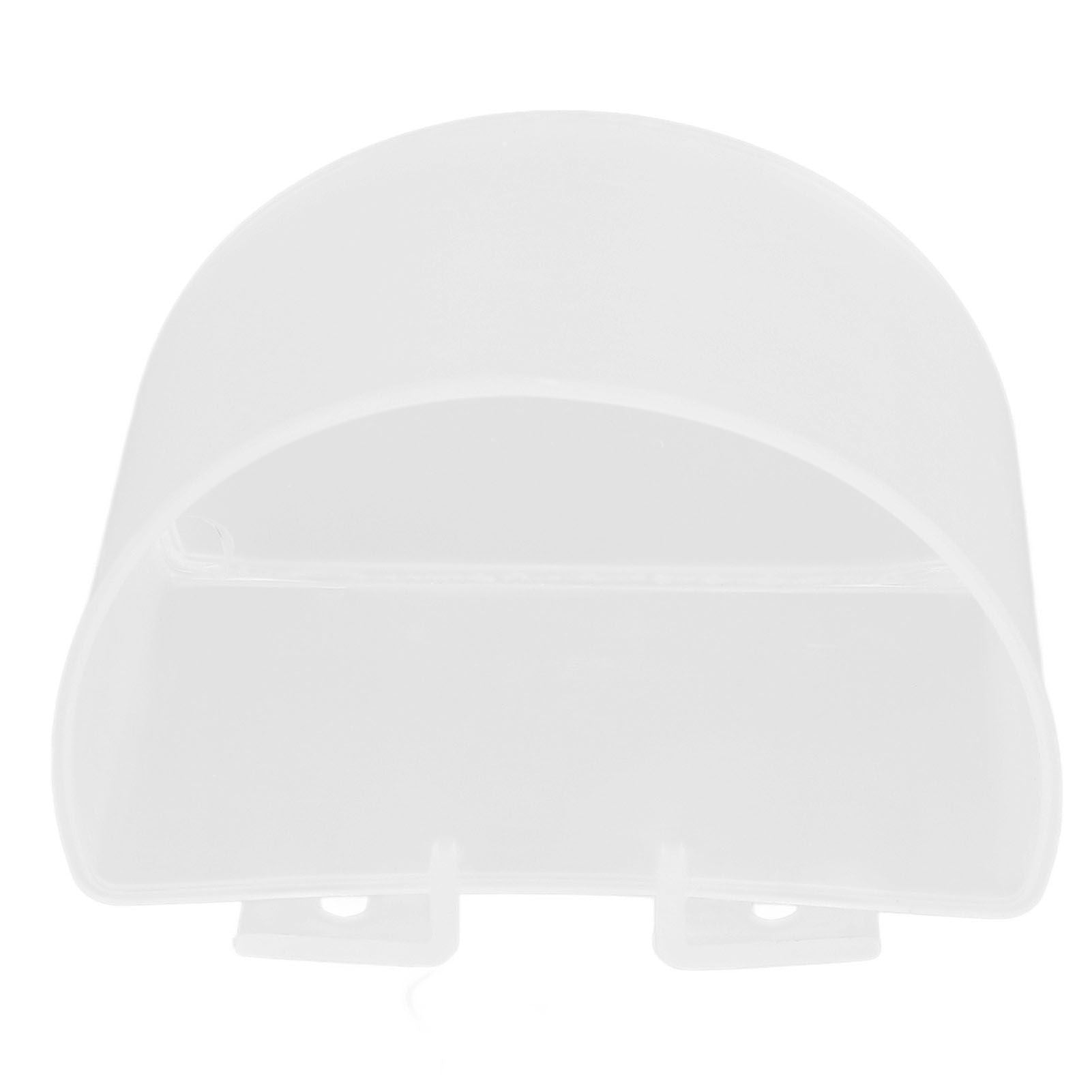 20Pcs Bird Food Bowl Plastic Parrot Water Feeding Cup Birdcage Feeder Trough Set Kit White 9s6cm / 3.54x2.36in