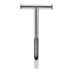 T Style Handle Soil Test Kits Stainless Steel Material Soil Sampler Kit with 2 Reusable Sampler Bags for Agriculture Forestry