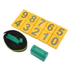 Cow Collar Wear Resistant Plastic Animal Collar with Pedometer 10 Number Plate Cow Identifying Collar for Animal Husbandry