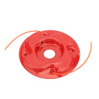 String Trimmer Head Universal Red Iron Lawn Mower Weeder Trimmer Head Replacement for Agriculture Style 1
