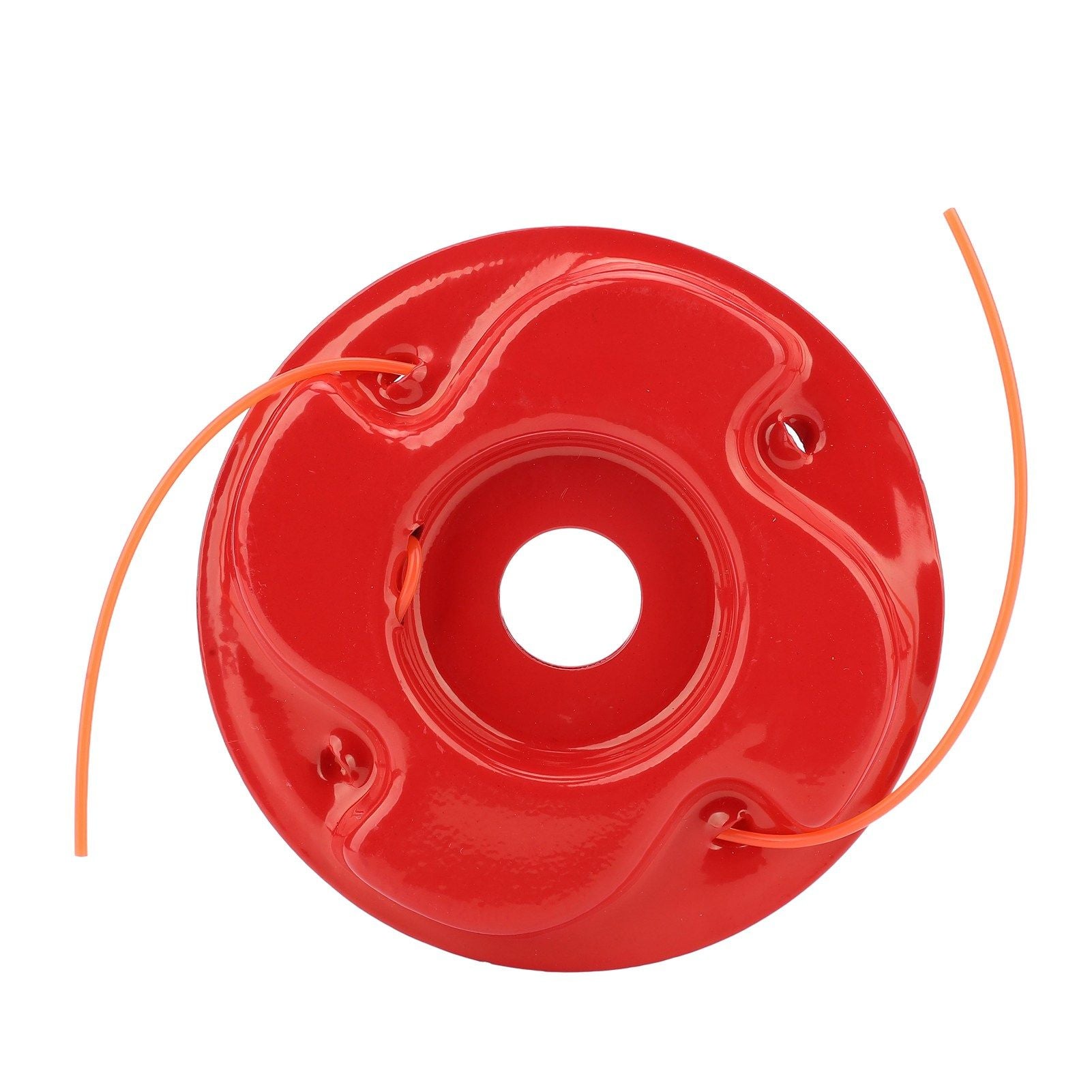 String Trimmer Head Universal Red Iron Lawn Mower Weeder Trimmer Head Replacement for Agriculture Style 1