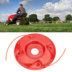 String Trimmer Head Universal Red Iron Lawn Mower Weeder Trimmer Head Replacement for Agriculture Style 1