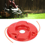 String Trimmer Head Universal Red Iron Lawn Mower Weeder Trimmer Head Replacement for Agriculture Style 1