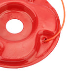 String Trimmer Head Universal Red Iron Lawn Mower Weeder Trimmer Head Replacement for Agriculture Style 1
