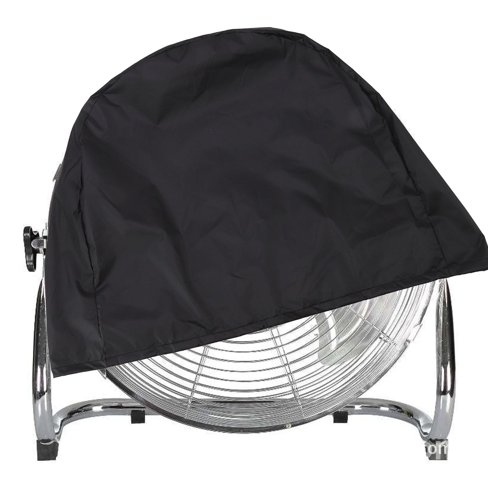 Industrial Fan Cover UV Protection Waterproof Dustproof Foldable Electric Fan Cover for Outdoor Indoor Bedroom Black