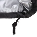 Industrial Fan Cover UV Protection Waterproof Dustproof Foldable Electric Fan Cover for Outdoor Indoor Bedroom Black