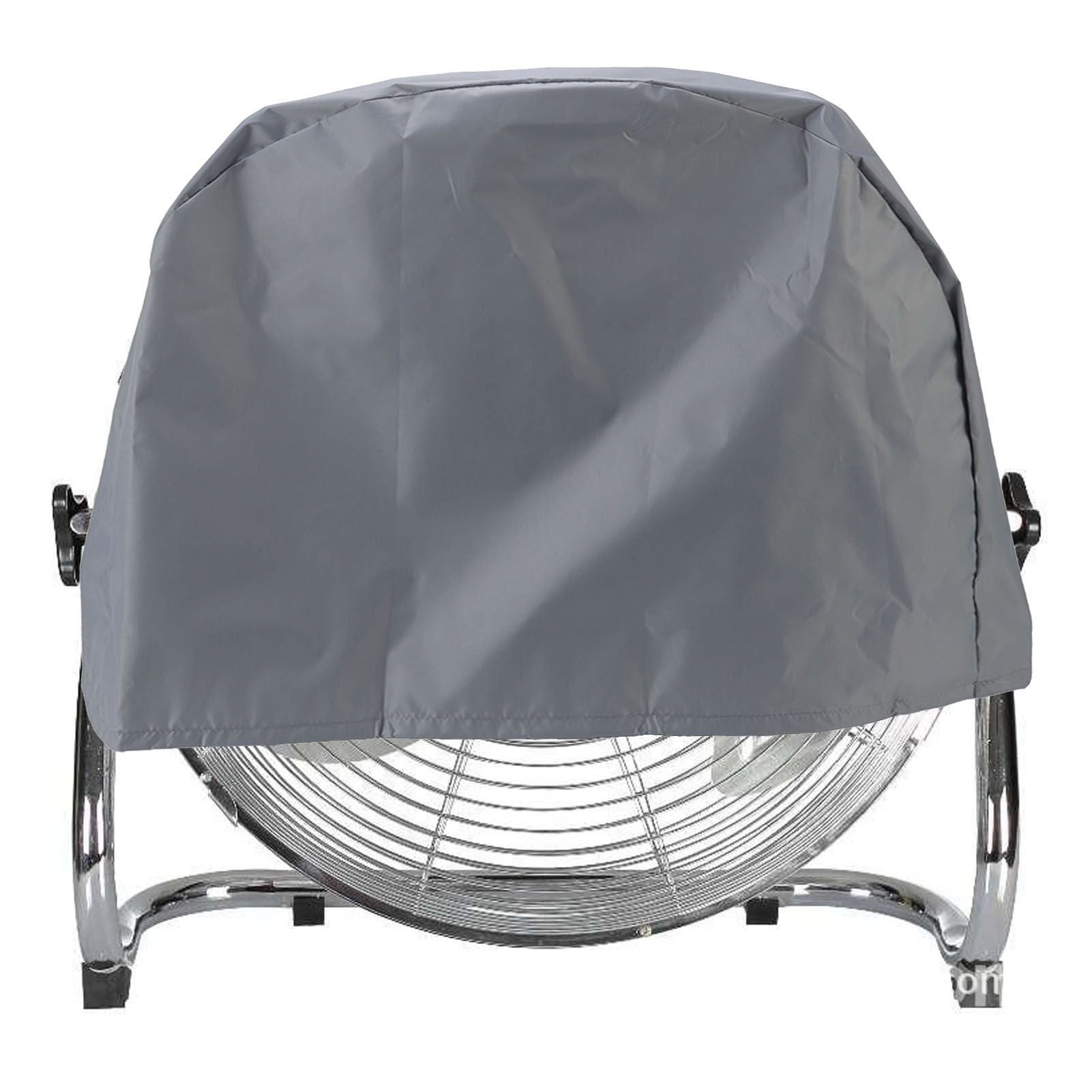 Industrial Fan Cover UV Protection Waterproof Dustproof Foldable Electric Fan Cover for Outdoor Indoor Bedroom Grey