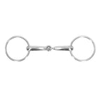 Horse Snaffle Bit Stainless Steel Horse Mouth Bit Jointed Chewing Mouth Roller 135mm