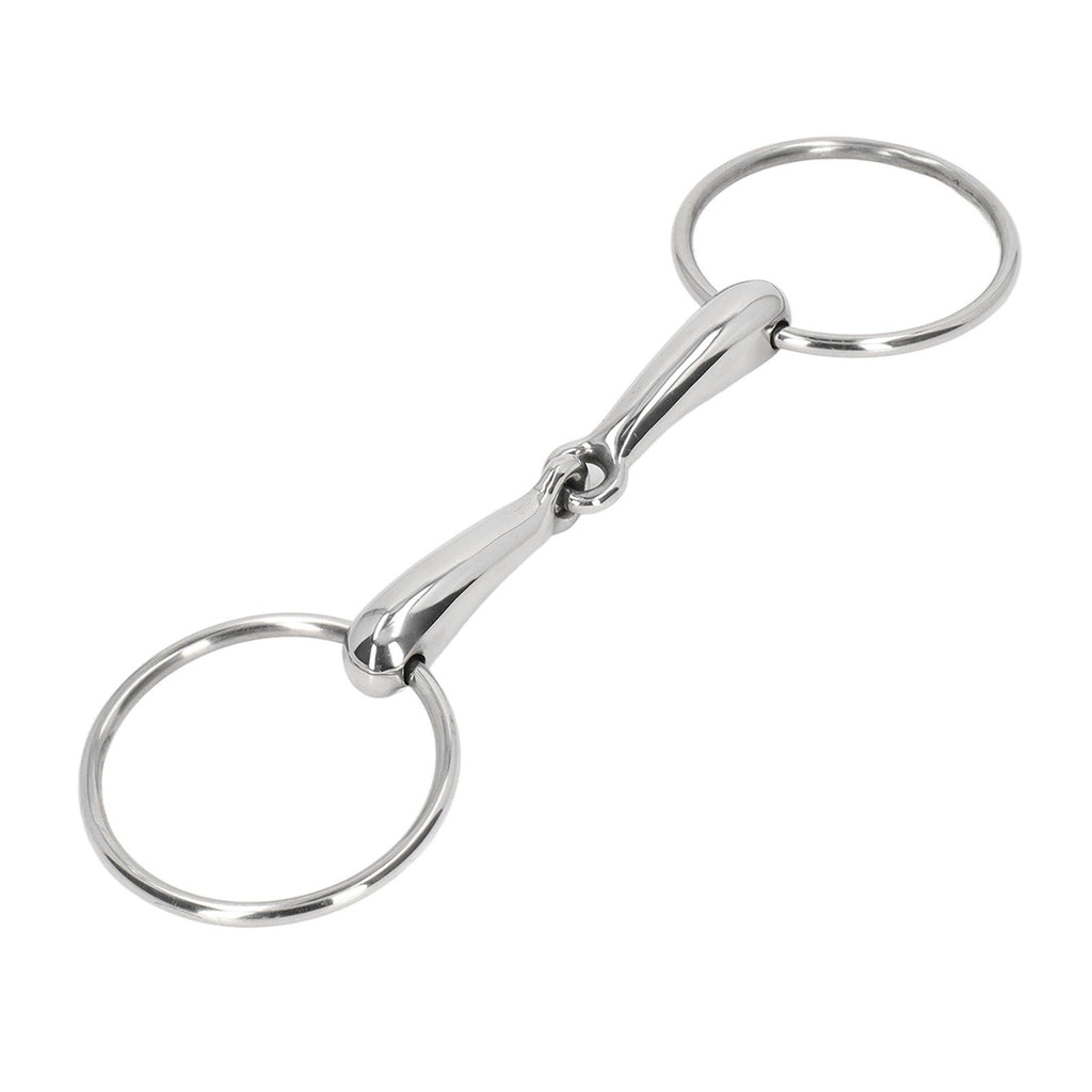 Horse Snaffle Bit Stainless Steel Horse Mouth Bit Jointed Chewing Mouth Roller 135mm