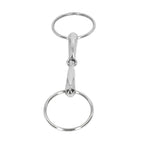 Horse Snaffle Bit Stainless Steel Horse Mouth Bit Jointed Chewing Mouth Roller 135mm