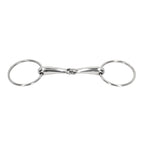 Horse Snaffle Bit Stainless Steel Horse Mouth Bit Jointed Chewing Mouth Roller 135mm