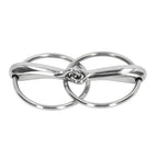 Horse Snaffle Bit Stainless Steel Horse Mouth Bit Jointed Chewing Mouth Roller 135mm