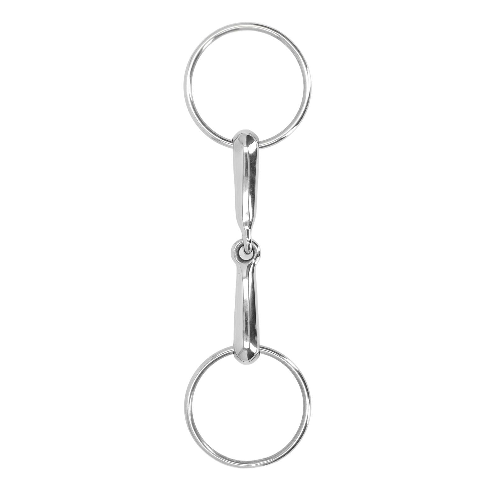 Horse Snaffle Bit Stainless Steel Horse Mouth Bit Jointed Chewing Mouth Roller 135mm