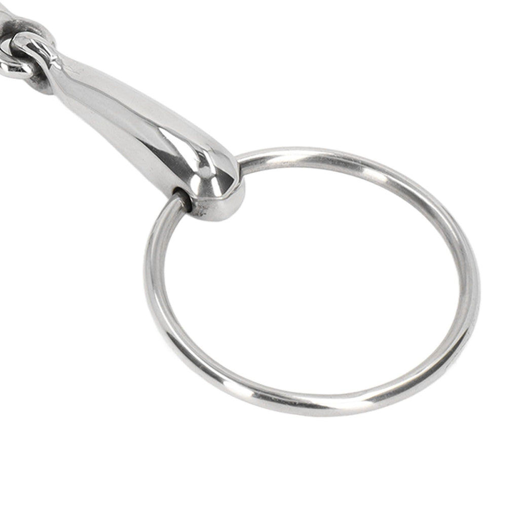 Horse Snaffle Bit Stainless Steel Horse Mouth Bit Jointed Chewing Mouth Roller 135mm