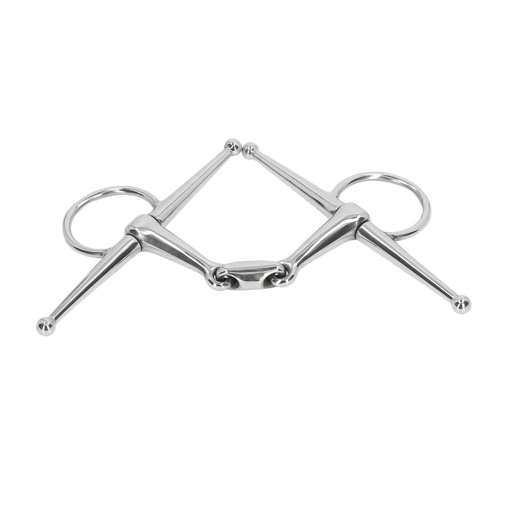 135mm Horse Mouth Bit Stainless Steel Horse Cheek Snaffle for Cultivation Outdoor Gift