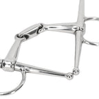 135mm Horse Mouth Bit Stainless Steel Horse Cheek Snaffle for Cultivation Outdoor Gift