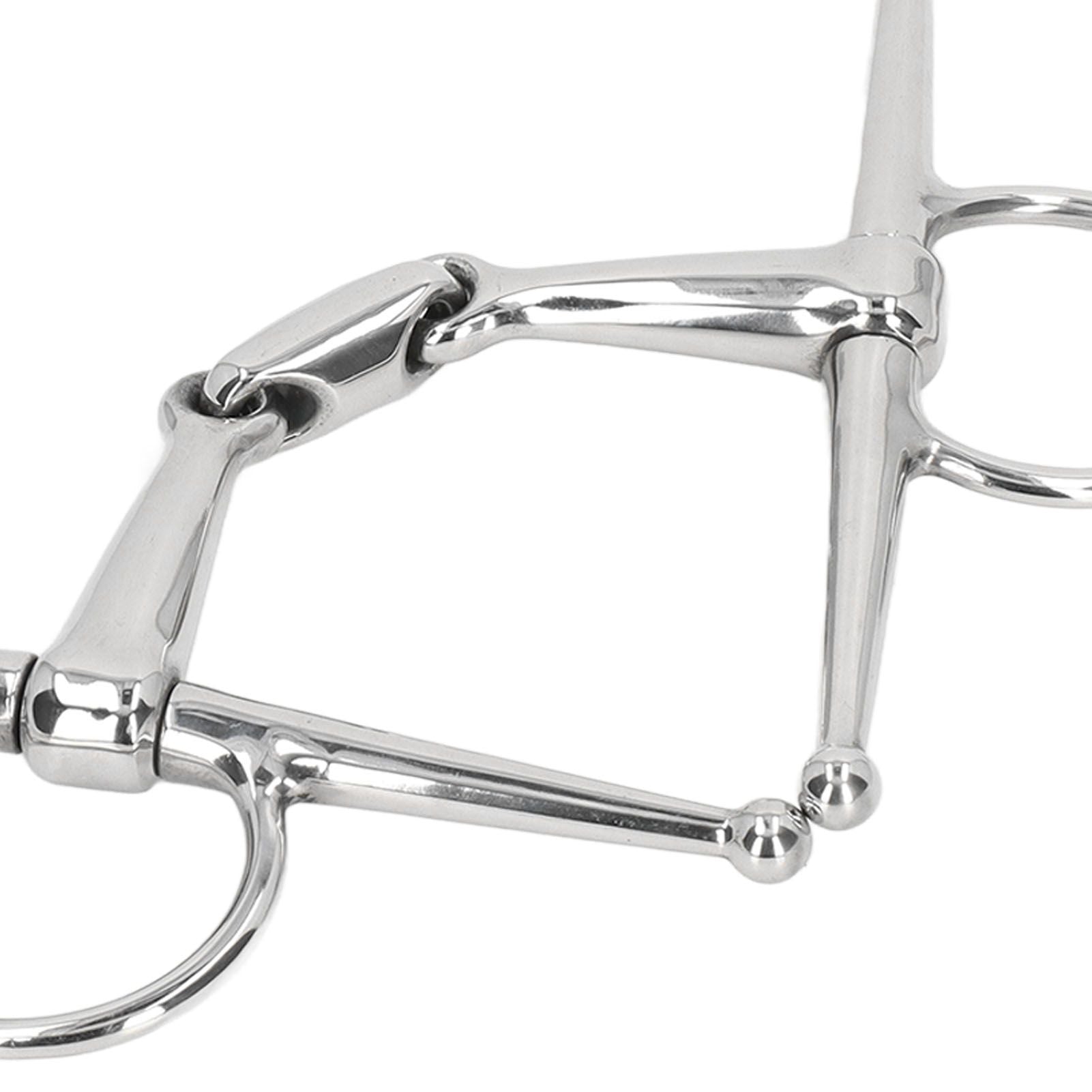 135mm Horse Mouth Bit Stainless Steel Horse Cheek Snaffle for Cultivation Outdoor Gift