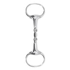 Horse Gag Ring Snaffle Bite Stainless Steel 125mm Loose Oval Link Mouthpiece Horse Training Equipment