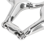 Horse Gag Ring Snaffle Bite Stainless Steel 125mm Loose Oval Link Mouthpiece Horse Training Equipment