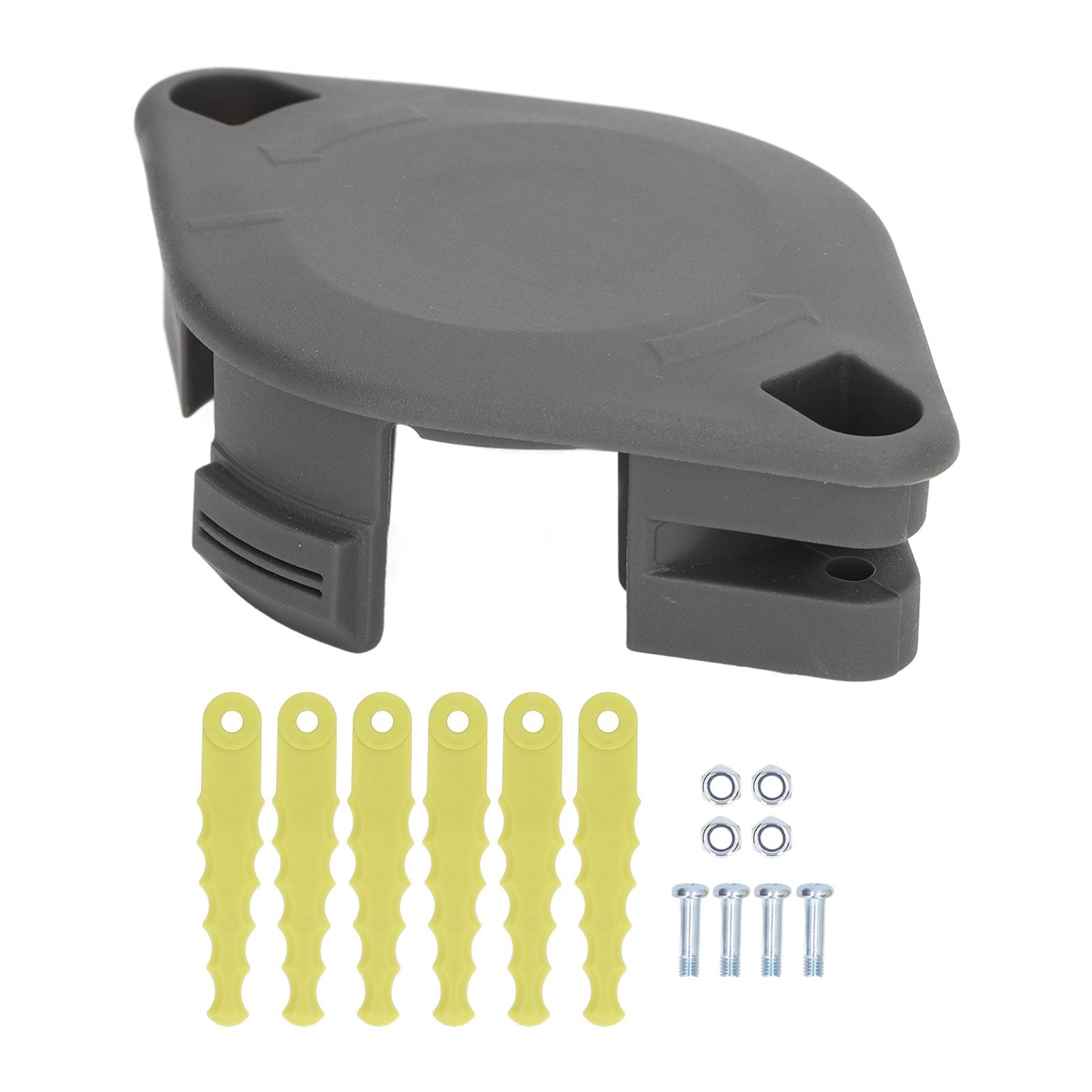 String Trimmers Bladed Head Auto Feed String Trimmers Fixed Line Spool with 6 Replacement Blades for Ryobi 18V 24V 40V