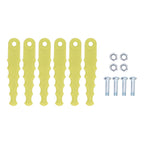 String Trimmers Bladed Head Auto Feed String Trimmers Fixed Line Spool with 6 Replacement Blades for Ryobi 18V 24V 40V