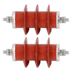 2 PCS 15KV Electric Fence Lightning Arrester Power Grid High Voltage Lightning Arresters Garden Fence Accessories 0.7cm Male Thread