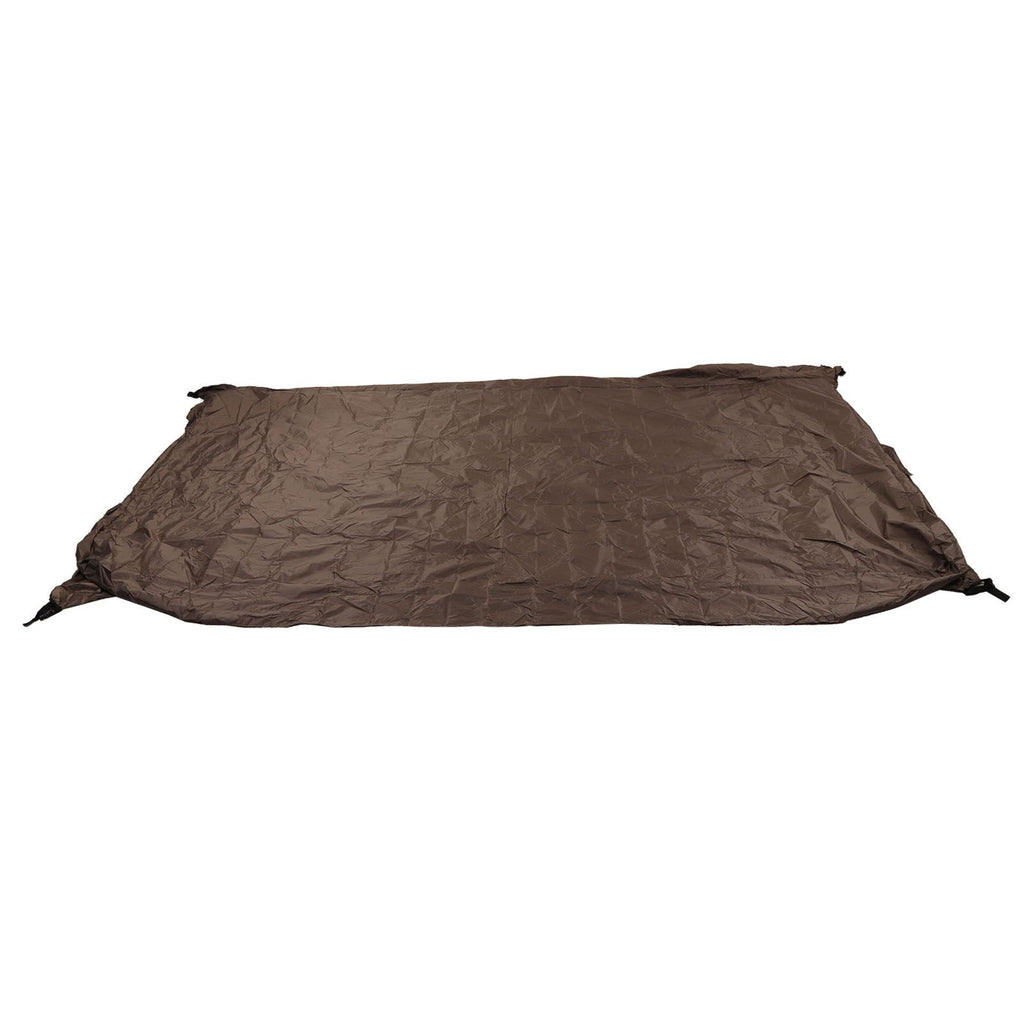 Ping Pong Table Cover Outdoor Waterproof Dustproof Silver Coating Table Tennis Cover for Courtyard Terrace Brown