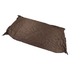 Ping Pong Table Cover Outdoor Waterproof Dustproof Silver Coating Table Tennis Cover for Courtyard Terrace Brown