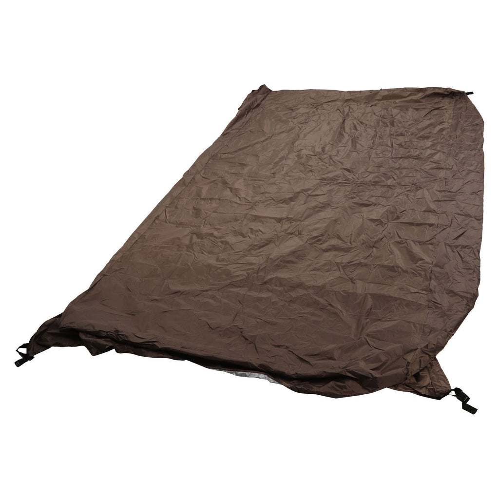 Ping Pong Table Cover Outdoor Waterproof Dustproof Silver Coating Table Tennis Cover for Courtyard Terrace Brown