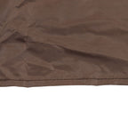 Ping Pong Table Cover Outdoor Waterproof Dustproof Silver Coating Table Tennis Cover for Courtyard Terrace Brown