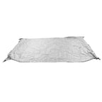 Ping Pong Table Cover Outdoor Waterproof Dustproof Silver Coating Table Tennis Cover for Courtyard Terrace Grey