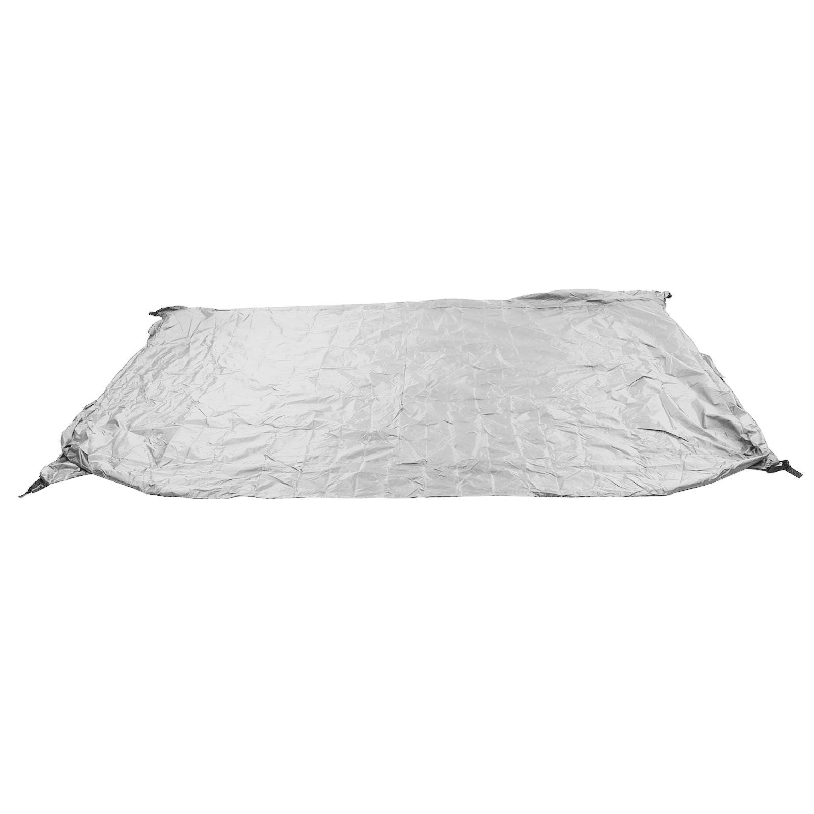 Ping Pong Table Cover Outdoor Waterproof Dustproof Silver Coating Table Tennis Cover for Courtyard Terrace Grey