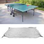 Ping Pong Table Cover Outdoor Waterproof Dustproof Silver Coating Table Tennis Cover for Courtyard Terrace Grey