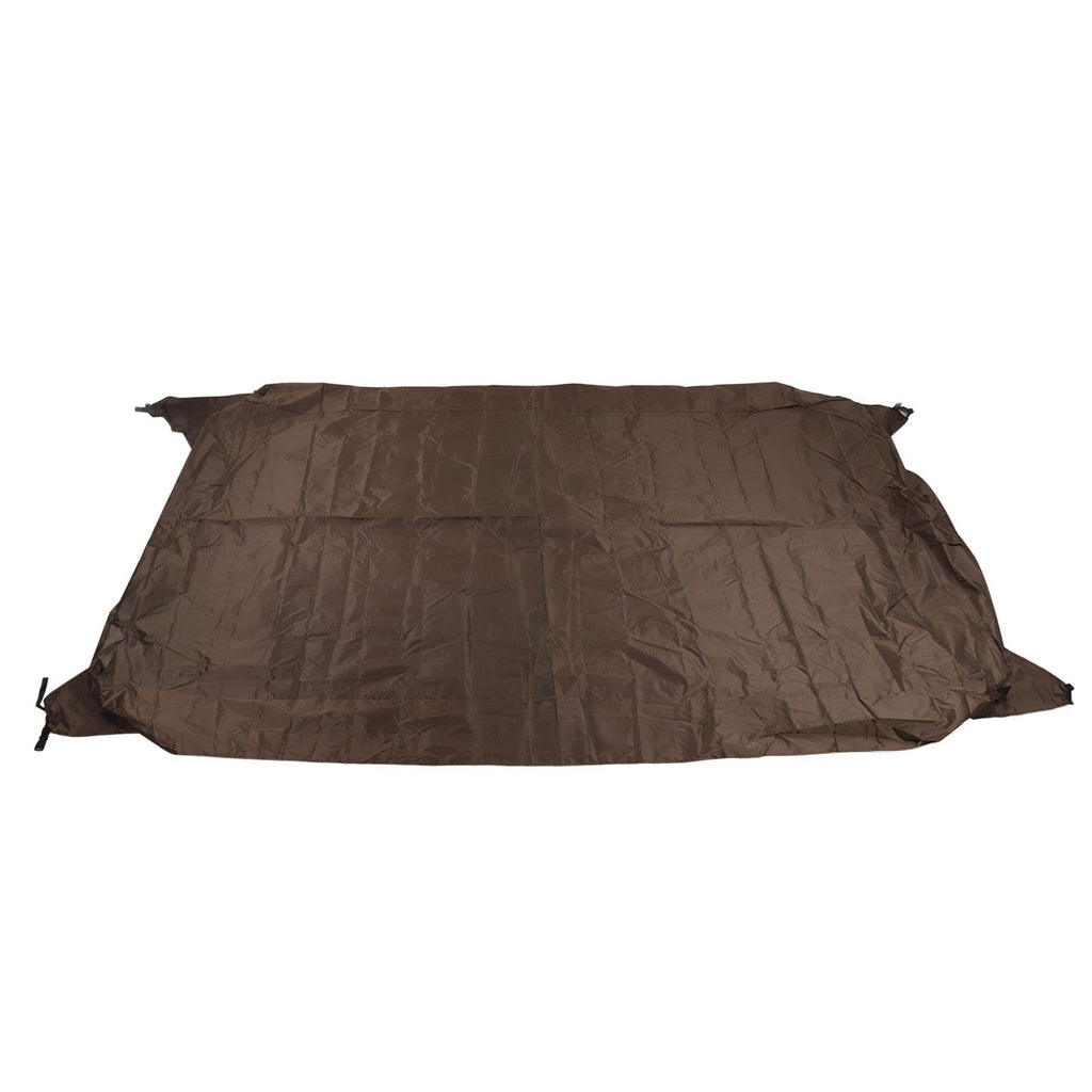 Table Tennis Table Dustproof Cover Courtyard Patio Rainproof Sun Protection Table Tile Cover Brown